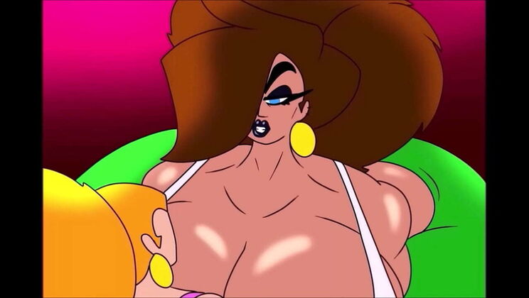 McDraws Animated Toon: Lesbian MILF Cougars with Big Tits and Big Ass Get Creampie and Cumshot Futanari Action