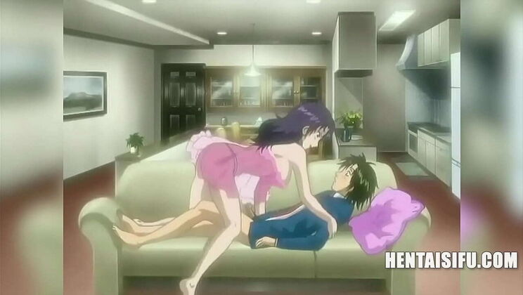 Horny MILF Seduces Step Nephew - Uncensored Hentai with English Subtitles
