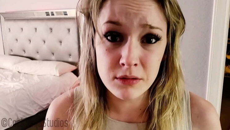 Jealous Step Mom Fucks Step Son Doggystyle and Gets Creampie - Blonde MILF with Big Tits and Big Ass