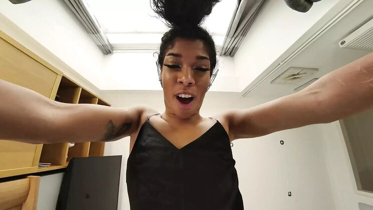 Sabrina Jade Facesitting in Tight Nylons - POV Femdom Pussy Eating