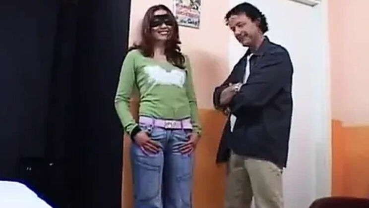 My Buddy's Stepmom Gives Me a Blowjob and Creampie - Amateur Gangbang with Hairy Mature