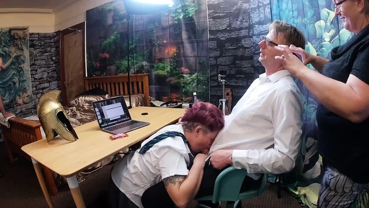 Dirty Teacher Slut Needs To Improve Her Marks - Amateur BBW Blowjob In School Uniform