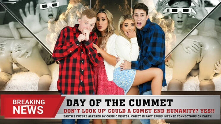 Stepmom Orgy End of the World Fuck Fest with Hazel Moore and Chanel Camryn