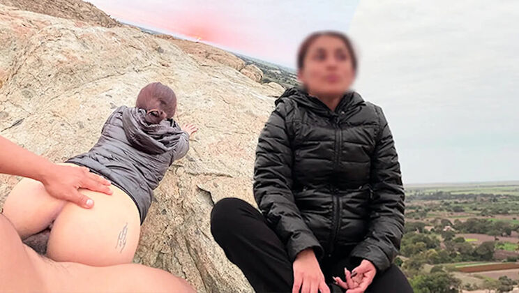 My Best Friend's Girlfriend Cheats on Him With Me - Brutal Doggy Style Sex on Mountain Walk