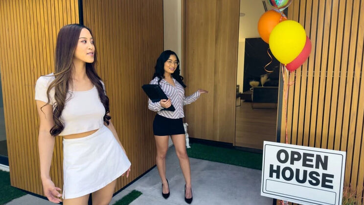 Hot Asian Real Estate Agent Threesome with Wife at Open House - Donnie Rock, Avery Black, Alexia Anders