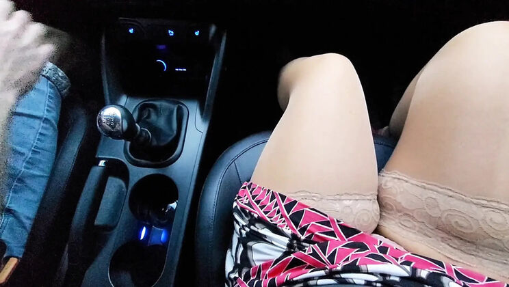 Step Mommy Seduces Me in Car - Horny MILF Teasing Step Son