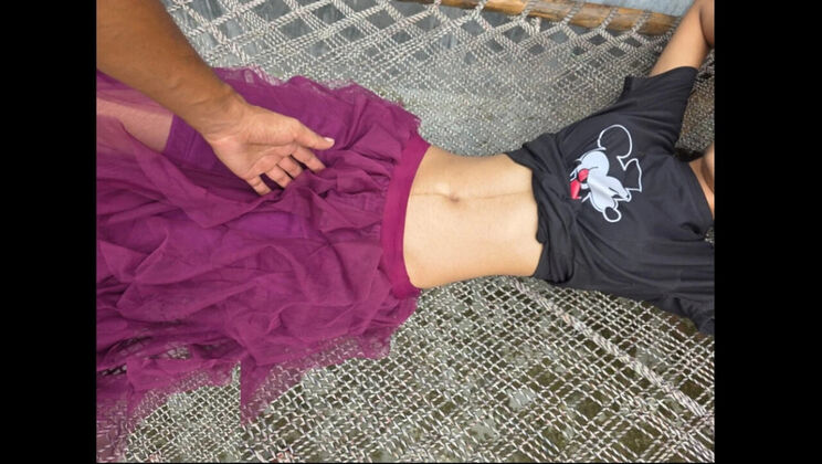 Desi Local Village Girl Outdoor Hardcore Sex - Tight Pussy Fucking in Jungle