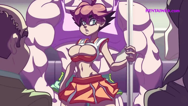 Hentai Gangbang on the Last Bus: Big Tits, Anal, and Creampie in 3D Cartoon Sex