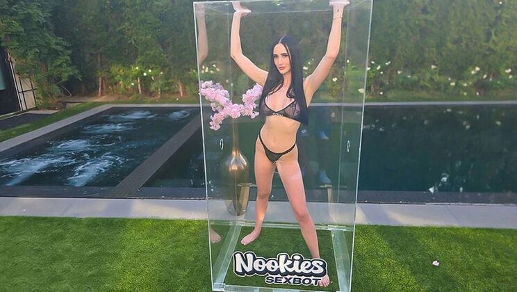 Sexbot Blowjob Creampie - Violet Voss Horny Bikini Fuck with Massive Cock