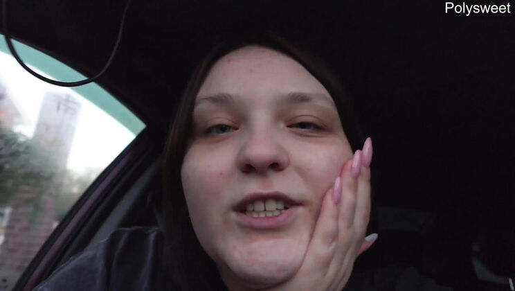 Polly Sweet Fat BBW Car Masturbation JOI - Dirty Talk & Vibrator Fun