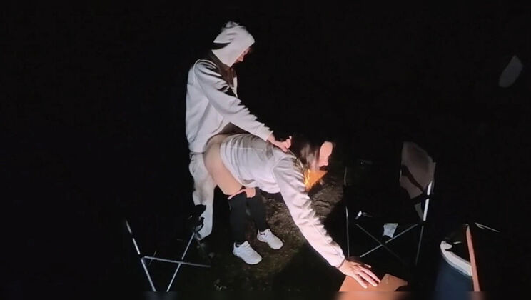 Mya Lane's Big Tits Wife Gets Rough Outdoor Fuck in Forest