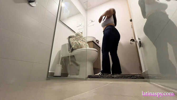Amateur Latina Maid Small Gift Big Natural Tits Homemade Part 1