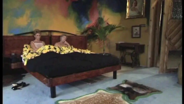 Brunette MILF Wife and Husband Threesome with Girl - Blowjob and Cum in Mouth