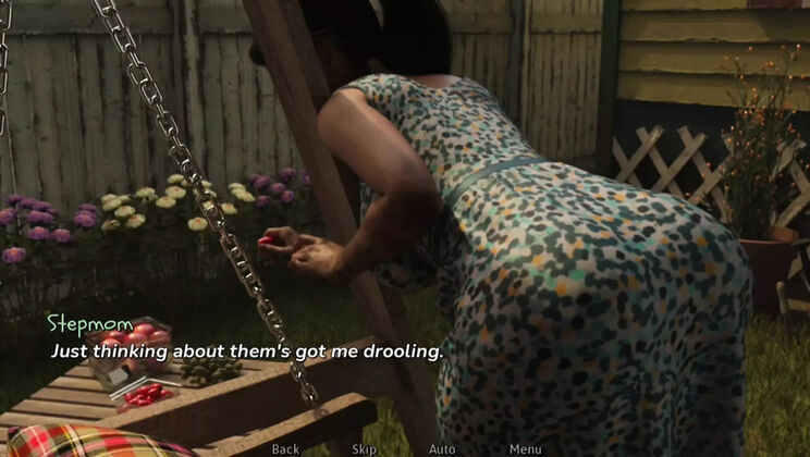 Stepmom Gardening Help - Tempting Love Scene with Big Tits MILF