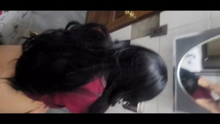 Astrid Cute College Cutie Gets Creampied in Public Bathroom Fuck