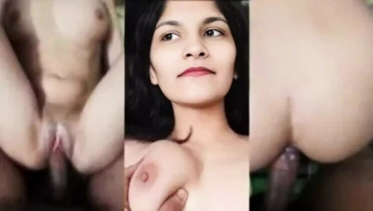 Hot Indian girl with big tits fucks step sister hardcore