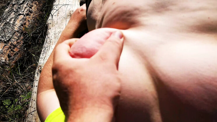 Bouncy Tits Outdoor Slapping & Public Sex Punishment