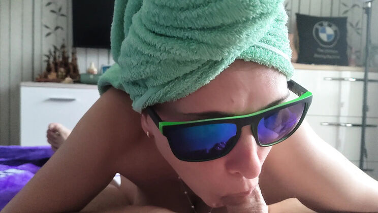 Big Tits Stepsister Emma Alex POV Blowjob & Handjob Homemade