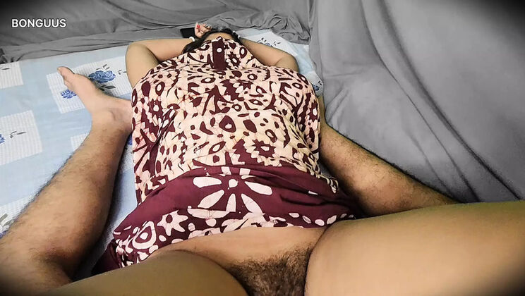 Indian Bhabhi Footjob & Fucking - Hot Desi Sister-in-Law HD POV