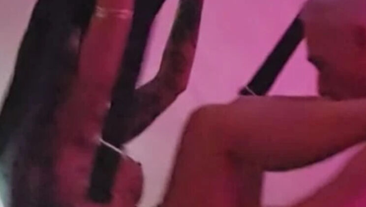 SilverFux Hot Teacher Gets Hard Fuck in Pink Swing - Horny Couple Sex