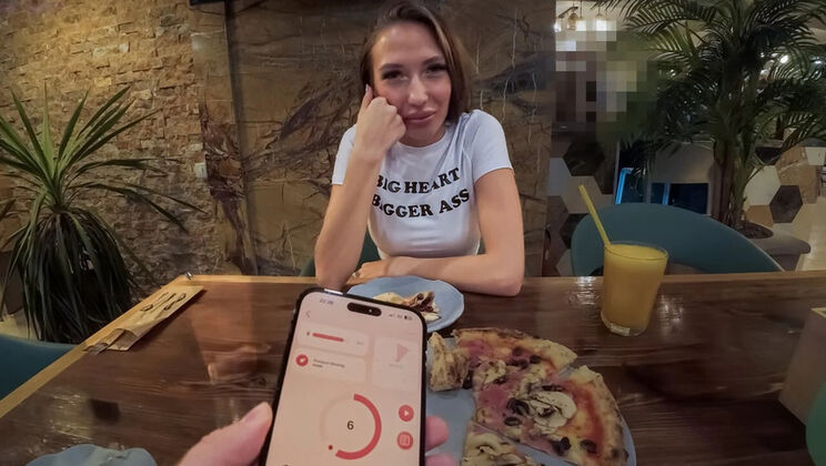 Laura Quest Gets Multiple Orgasms From Remote Vibrator On Public Date - Amateur Outdoor Blowjob & Hard Fucking