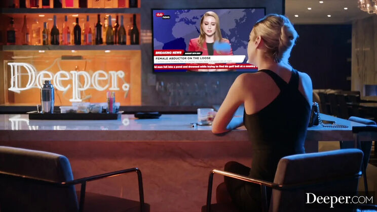 Kenna James Blowjob Creampie with Oliver Flynn - Blonde Business Woman in Lingerie Fucked Deep