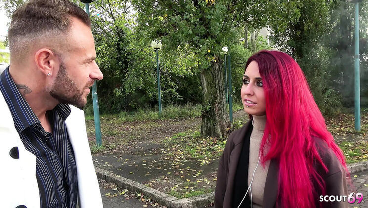 German Redhead Teen Dani Luve Gets Hardcore Fuck with Big Natural Saggy Tits