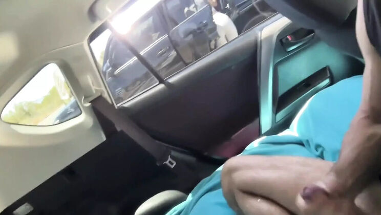 Big Cock Parking Lot Blowjob - Cum on Face Public Sex