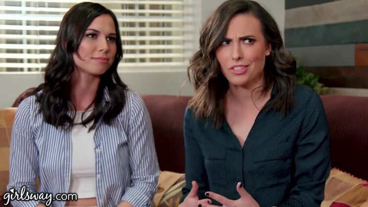 GIRLSWAY Angela White Plays Lesbian Matchmaker for Casey & Aidra