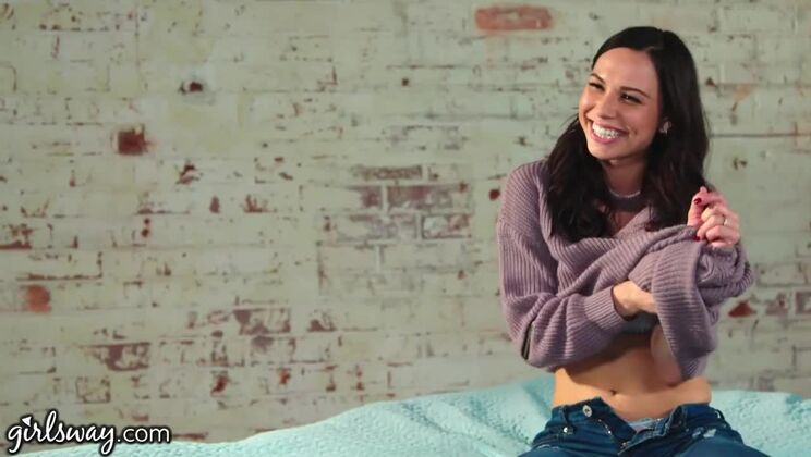 GIRLSWAY Hot Model Lets Photographer Sit on Her Face