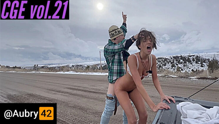 Petite Latina Aubry Babcock Gives Wild Outdoor Blowjob and Facial - Complete Girlfriend Experience