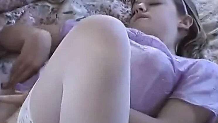 Tabitha Blue teen creampie reverse cowgirl stockings