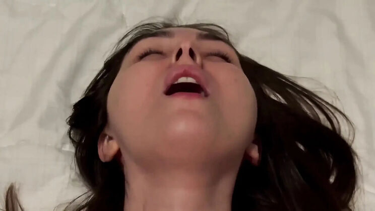 Stepmom Creampie in Pink Shorts - Doggystyle POV with Big Tits MILF