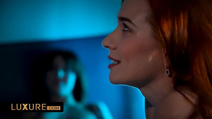 Hot Wife Threesome with Redhead Clemence - FFM Blowjob & Doggy Style