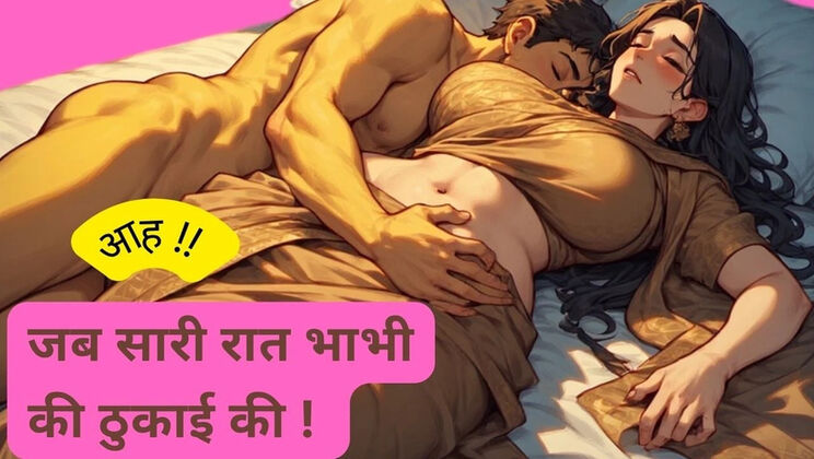 Indian Bhabhi Fucked Hard Doggystyle at Night - Desi Sister in Law Silent Sex Animation