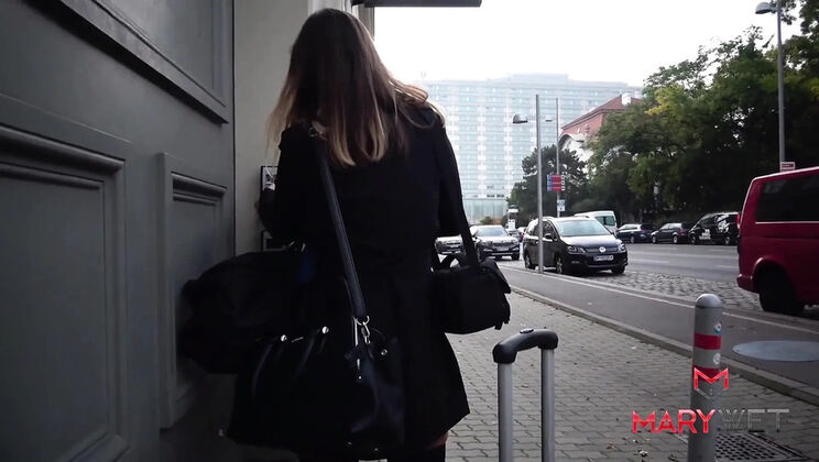 Anal Quickie Turns Rough With Huge Tits and Creampie - German Couple