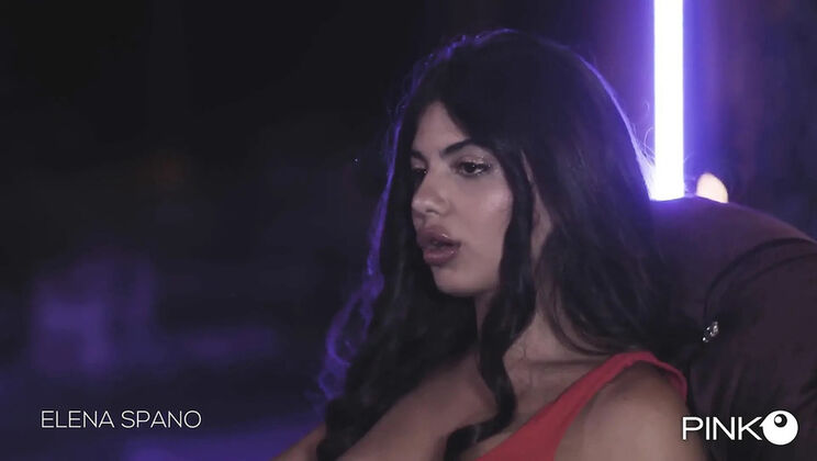 Elena Spano Threesome Anal with Black Guy & Cherry Kiss - Big Tits Blowjob Creampie