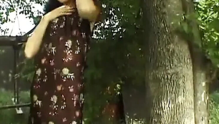 Lena Ramon Blowjob Under Tree - Hairy POV Deep Throat Sucking Cock