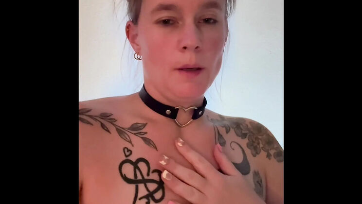 SlaveYuri First Time Anal and Pussy Fuck Machine - Tattooed German Solo Submission