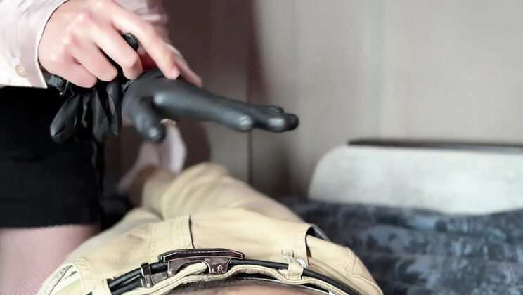 Stepmom Punishes Stepson For Bad Grades - Blonde MILF Handjob & Huge Cumshot POV