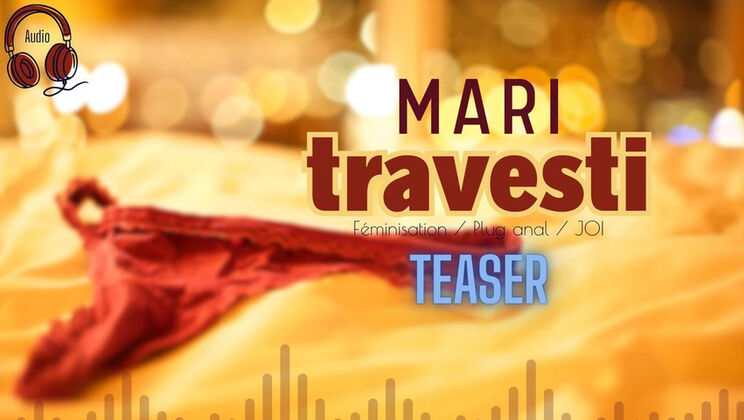 French Femdom JOI: Wife Catches Husband Crossdressing & Humiliates Sissy