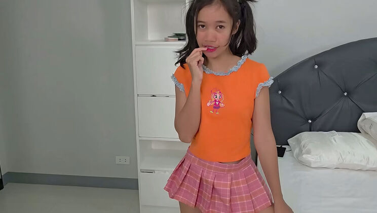 Step Uncle Voting Game POV with Creamberryfairy - Tiny Asian Teen Tight Pussy