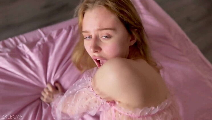 Stepsister helps me pick sexy lingerie for her date - amateur blonde with perfect ass