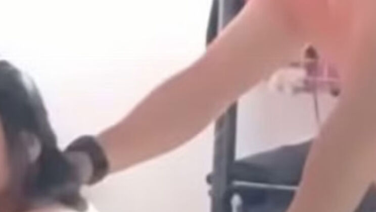 Petite Latina Teen with Big Ass Takes Doggy Style Anal on Sofa