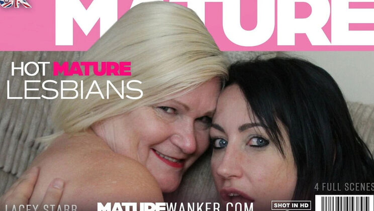Mature Lesbian Sex with Lola Marie & Sarah Jane - Hot MILF Fingering and Eating Pussy
