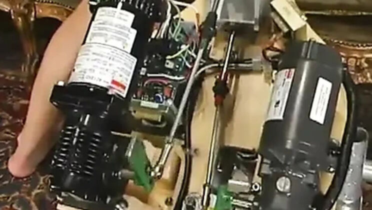 Lena Ramon and Kellyfire Lesbian Uniform Fetish Gangbang Creampie