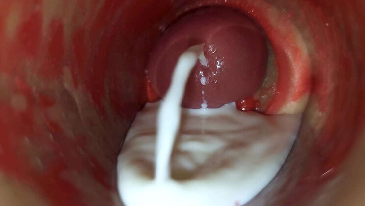 Lady Bottox Tight Pussy Creampie ASMR - Huge Cumshot Inside Deep Close Up