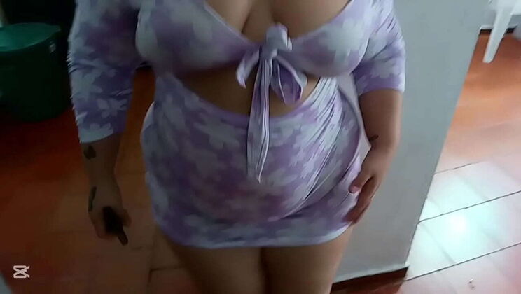 Horny Stepsister Scarlett Sucks Dick Alone At Home - Big Booty Latina Doggystyle & Pussy Licking