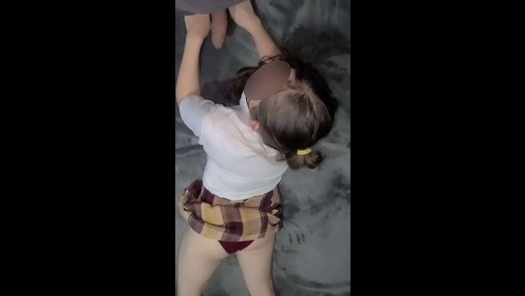 Skinny Latina Student In Uniform Gets Real Homemade Punishment From Stepdad For Watching Porn - First Time Creampie