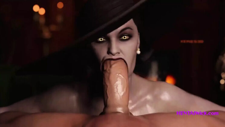 3D Hentai Sex: Evil Lady Dimitrescu Big Ass Anal Riding & Creampie - Resident Evil Anime Porn